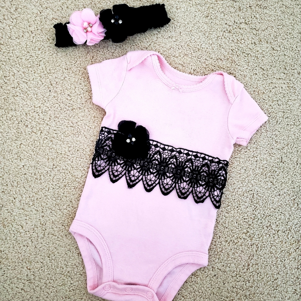 0-3M lace oneise